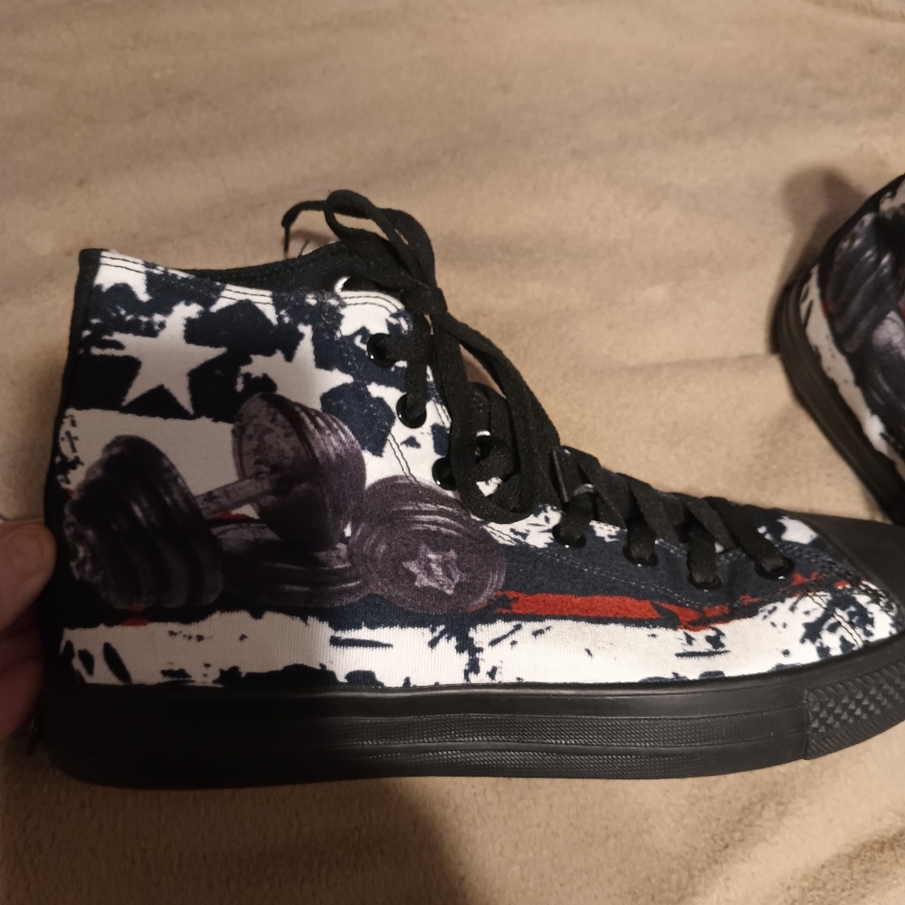 New RAAD Custom Shoes Size 9.5 Weightlifting Design